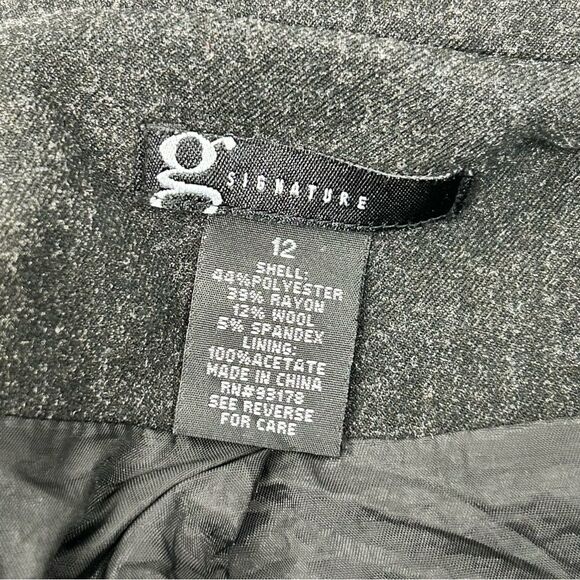 G Signature Women’s Black Blazer Size 12 - Picture 7 of 8